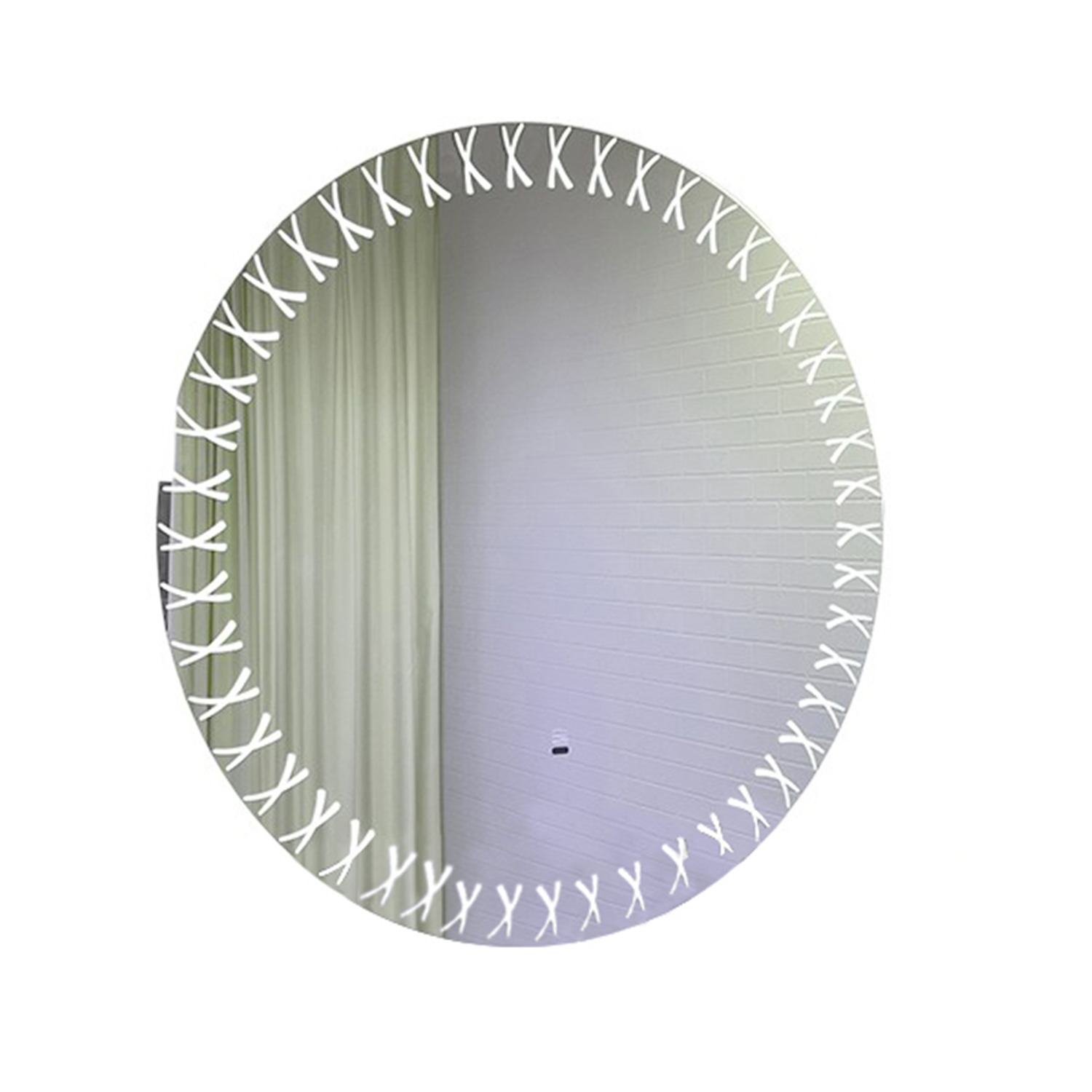 Зеркало для ванной Comforty Эониум-80 светодиодная подсветка, бесконтактный сенсор