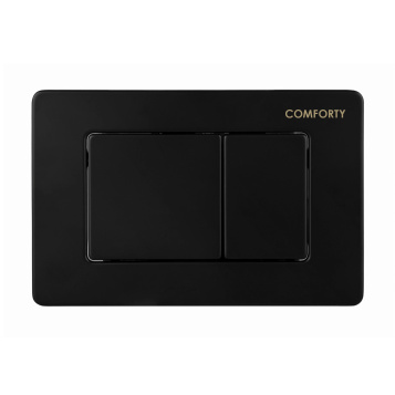 Двухрежимная панель смыва для инсталляции Comforty CF5097LB нержавеющая сталь (матовая черная)