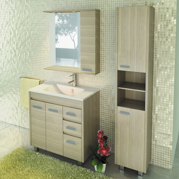Мебель для ванных комнат 80 - 90 см Коллекция Comforty Марио 90
