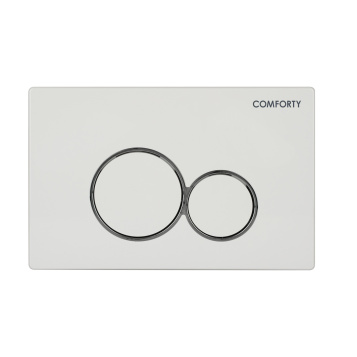 Клавиша управления пневматический механизм Comforty CF5097EWP (белый глянец)