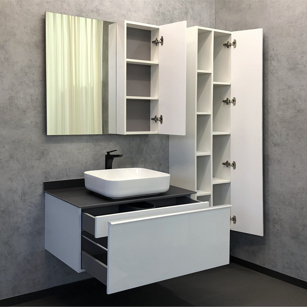 Мебель для ванных комнат 80 - 90 см Коллекция Comforty Милан 90
