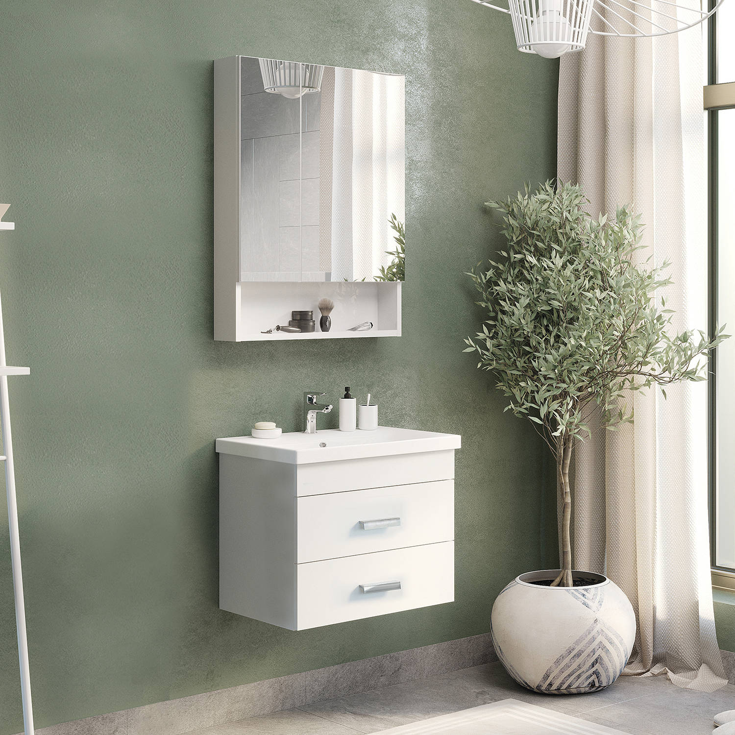 Коллекция мебели для ванной комнаты Никосия