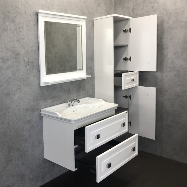 Мебель для ванных комнат 80 - 90 см Коллекция Comforty Феррара 80
