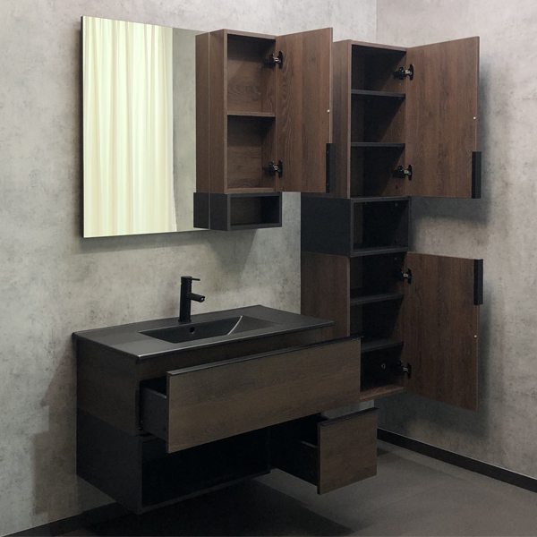 Мебель для ванных комнат 80 - 90 см Коллекция Comforty Франкфурт 90