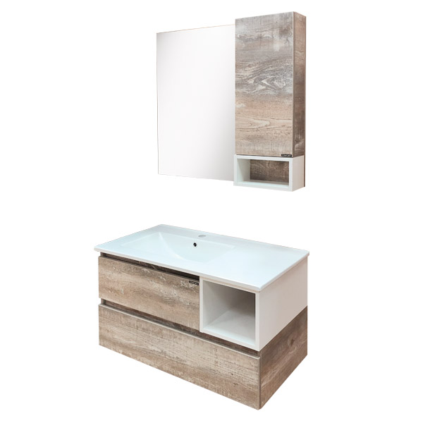 Мебель для ванных комнат 80 - 90 см Коллекция Comforty Турин 90L