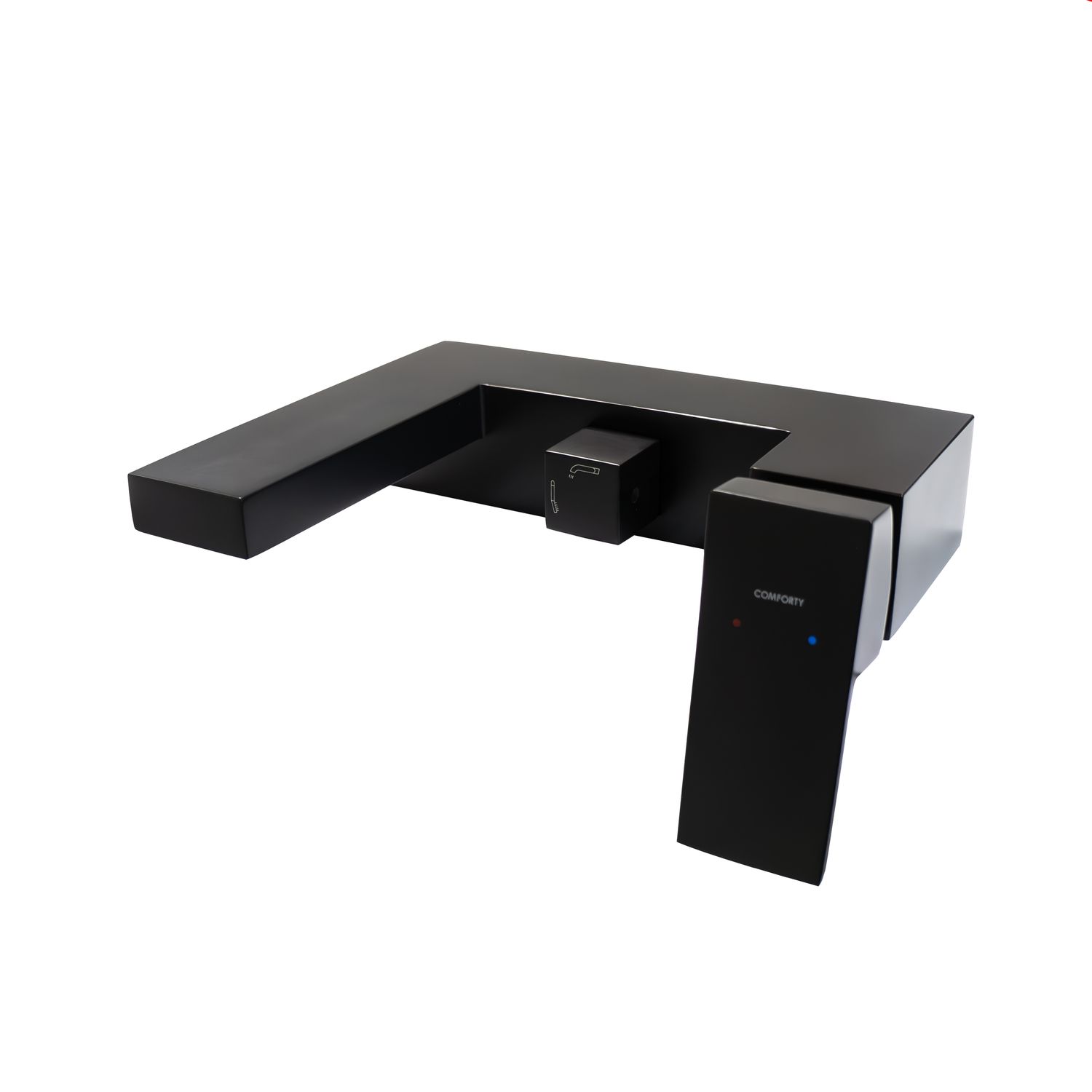 Смеситель для ванны, картридж 35 мм, черный матовый, FE045H1-CMT, без аксессуаров