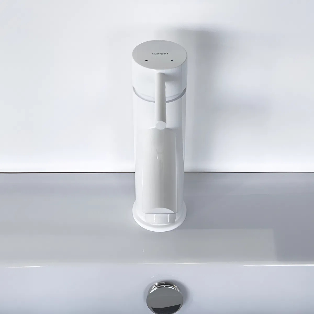 Смеситель для раковины, картридж 35 мм, белый, FC018A-CKBT