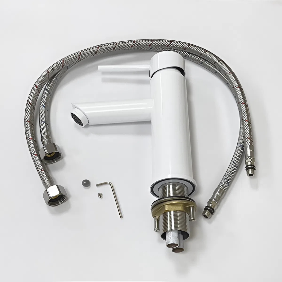 Смеситель для раковины, картридж 35 мм, белый, FC018A-CKBT