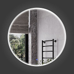 Зеркало Зеркало в круглой алюминиевой раме с LED IC подсветкой Вега 75