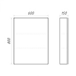 Мебель для ванных комнат 50 - 60 см 