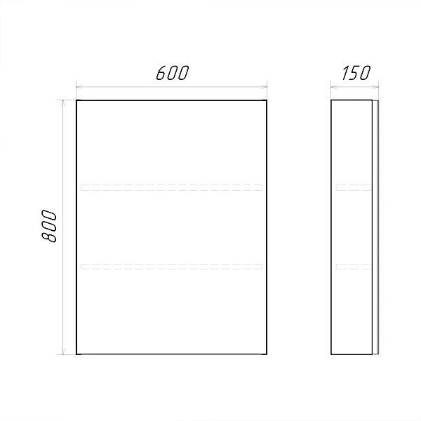 Мебель для ванных комнат 50 - 60 см 