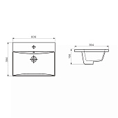 Новая коллекция мебели для ванной комнаты Comforty - Кама 60