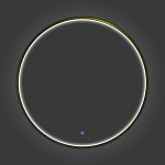 Зеркало Зеркало в круглой алюминиевой раме с LED IC подсветкой Вега 75