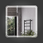 Зеркало Зеркало в алюминиевой раме со светодиодной подсветкой Ситара 80