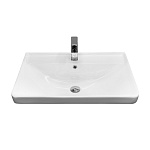 Накладная мебельная раковина 70 см Comforty 4470 фарфор, белая