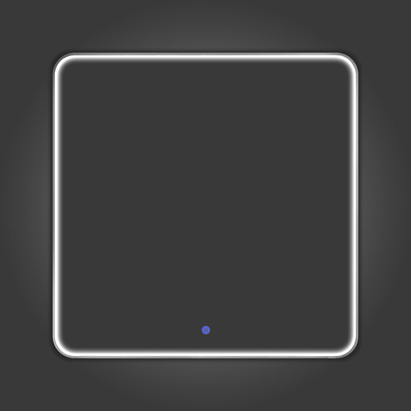 Зеркало Зеркало в алюминиевой раме с LED IC подсветкой Сириус 80