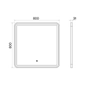 Новинка Comforty - Led зеркала в алюминиевой раме Ситара