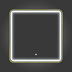 Зеркало Зеркало в алюминиевой раме со светодиодной подсветкой Ситара 80