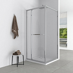 Душевое ограждение Comforty 36CR профиль хром, без поддона, 900*900*1850 мм