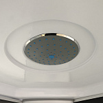 Душевая кабина Comforty СF5881E-A 800*800*2100 серое стекло, задняя черная стеклянная панель, низкий поддон