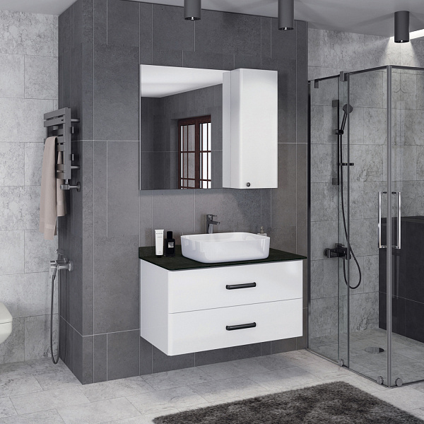 Мебель для ванных комнат 80 - 90 см Коллекция Comforty Амстердам 95