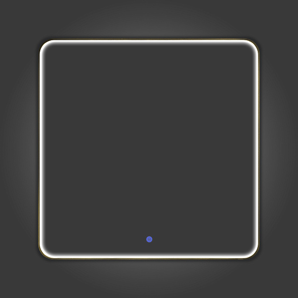 Зеркало Зеркало в алюминиевой раме с LED IC подсветкой Сириус 80