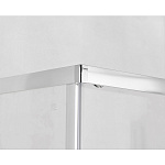 Душевое ограждение Comforty 33P матовое стекло с рисунком узоры, поддон, 1200*800*1925