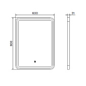 Новинка Comforty - Led зеркала в алюминиевой раме Ситара