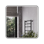 Зеркало Зеркало в алюминиевой раме с LED IC подсветкой Сириус 80