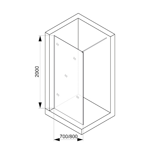 Рельеф воды: walk‑in перегородки Comforty серии 916 задают новый ритм современной душевой зоне.