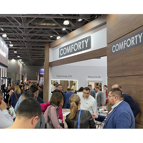 Мебель для ванных COMFORTY на MOSBUILD 2023