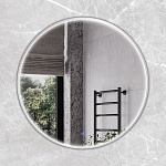 Зеркало Зеркало в круглой алюминиевой раме с LED IC подсветкой Вега 75
