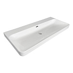 Накладная мебельная раковина 100 см Comforty CF19595BX-100BO без отверстия под смеситель