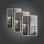 Зеркало Зеркало в алюминиевой раме с LED IC подсветкой Сириус 60