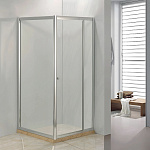 Душевое ограждение Comforty СF5979CR прозрачное стекло, профиль хром 900*900*1900 мм