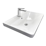 Накладная мебельная раковина 70 см Comforty 4470 фарфор, белая