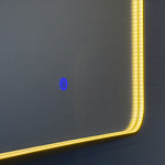 Зеркало Зеркало в алюминиевой раме с LED IC подсветкой Сириус 60