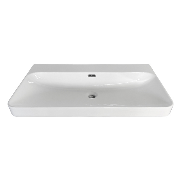 Накладная мебельная раковина 80 см Comforty CF19595BX-80BO без отверстия под смеситель