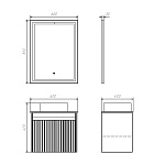 Мебель для ванных комнат 50 - 60 см  Мебель для ванных комнат 50 - 60 см
