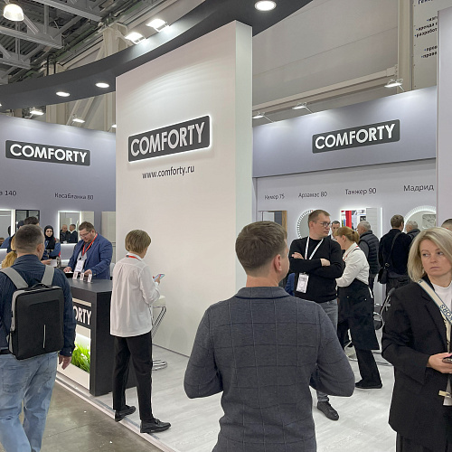 Мебель для ванных COMFORTY на MOSBUILD 2024