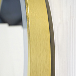 Зеркало Круглое зеркало в алюминиевой раме со светодиодной подсветкой Лея 75