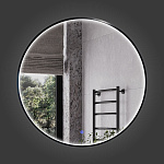 Зеркало Зеркало в круглой алюминиевой раме с LED IC подсветкой Вега 75
