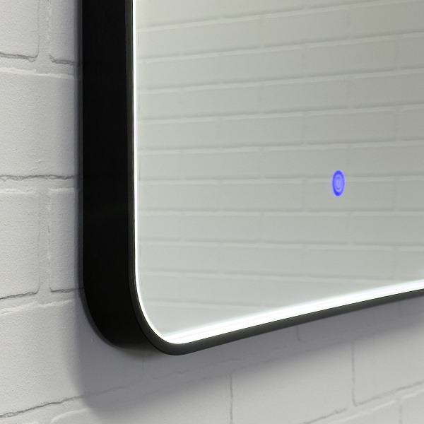 Зеркало Зеркало в алюминиевой раме с LED IC подсветкой Сириус 60