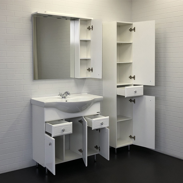Мебель для ванных комнат 80 - 90 см Коллекция Comforty Сочи 85
