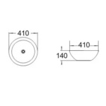 Раковина-чаша Comforty J2056J Схема